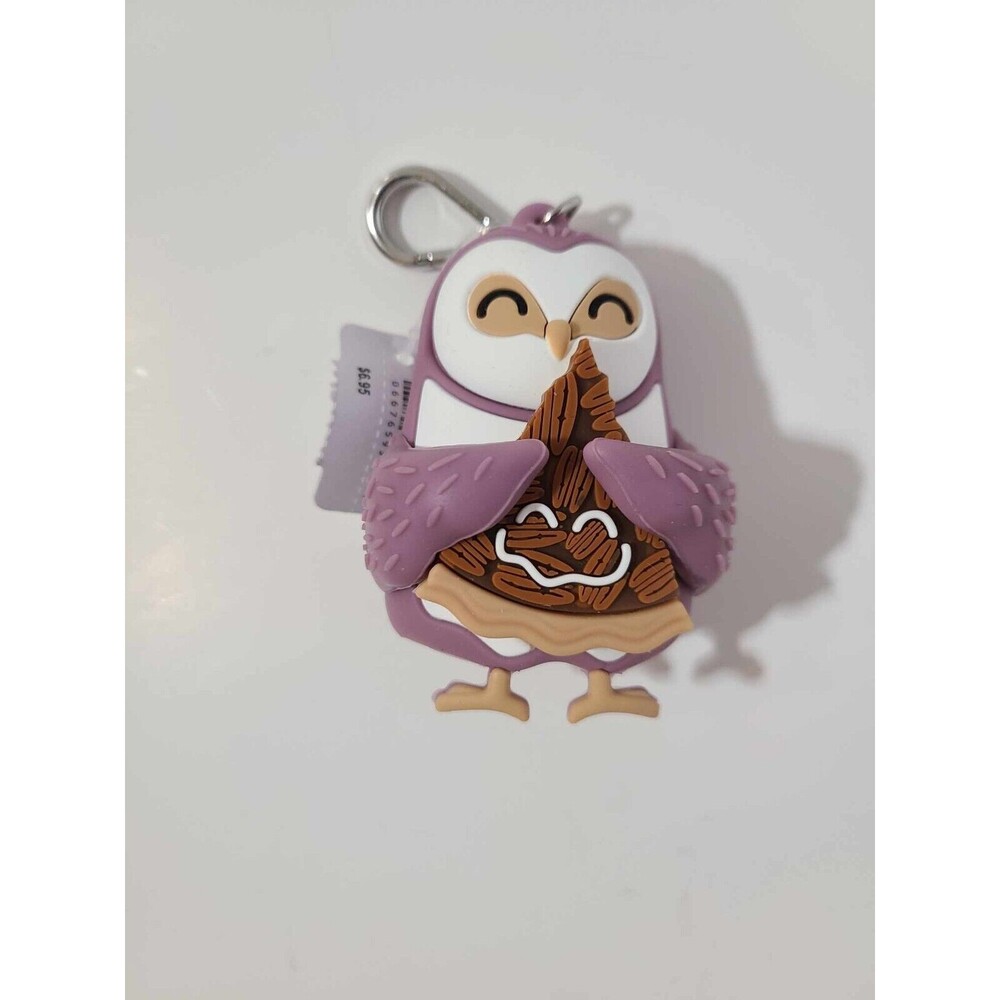 BATH AND BODY WORKS POCKET *BAC HOLDER BRAND NEW PURPLE OWL W/ PECAN PIE LIMITED